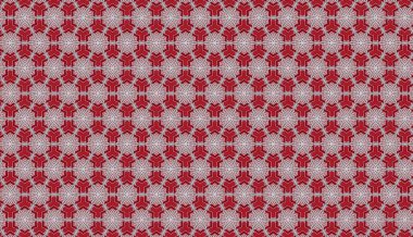 kırmızı ve beyaz örgü deseni.