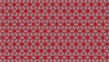 Raster Illustrasyon. güzel çiçek deseni.