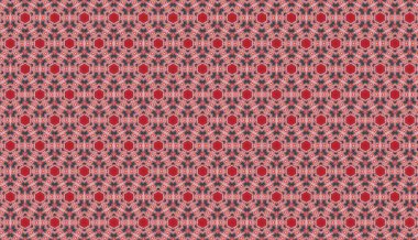 Raster Illustrasyon. Çiçeklerle kusursuz desen.