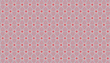 Raster Illustrasyon. Çiçeklerle kusursuz desen.