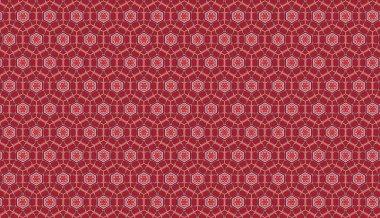 Raster Illustrasyon. Soyut çiçek süsüyle kusursuz desen.