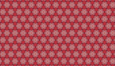 Soyut çiçeklerle kusursuz desen