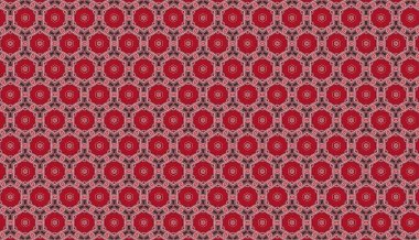 Soyut çiçeklerle kusursuz desen.