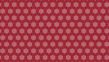 Geometrik şekilli kusursuz desen. vektör illüstrasyonu