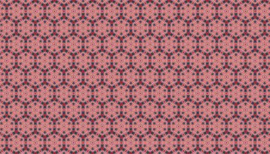 Raster Illustrasyon. Soyut elementlerle kusursuz desen.