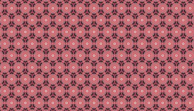 Raster Illustrasyon. Soyut çiçek süsüyle kusursuz desen.