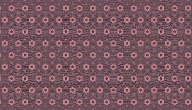 Raster Illustrasyon. Soyut çiçeklerle kusursuz desen.