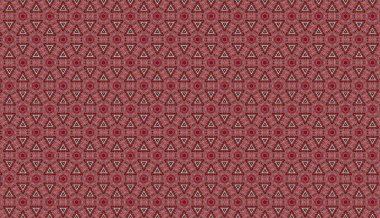 Raster Illustrasyon. Çiçek motifleriyle kusursuz desen.