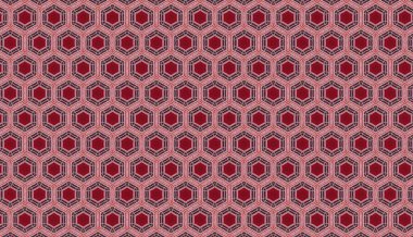 Geometrik şekilli kusursuz desen vektör çizimi