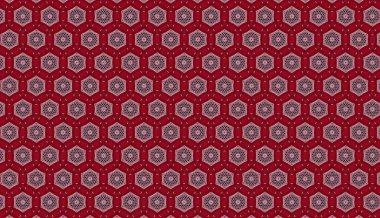 Geometrik şekilli kusursuz desen vektör çizimi