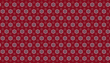 Geometrik şekilli kusursuz desen. vektör illüstrasyonu