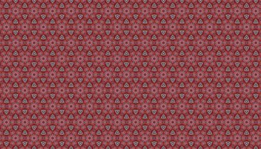raster illustration. seamless pattern with floral ornament.