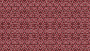 raster illustration. seamless pattern with floral ornament.