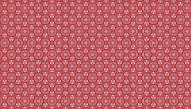 Raster Illustrasyon. Çiçeklerle kusursuz desen.