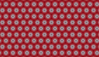 Geometrik şekilli kusursuz desen vektör çizimi