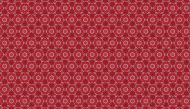 Geometrik şekilli kusursuz desen vektör çizimi