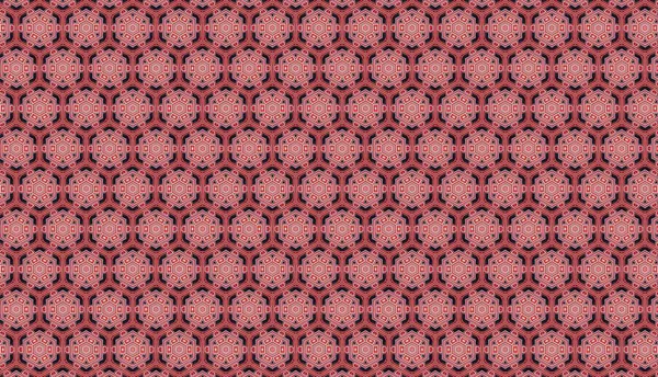 Raster Illustrasyon. Soyut çiçek süsüyle kusursuz desen.