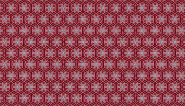 Farklı şekillere sahip soyut geometrik desen