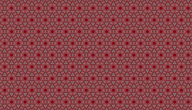 Raster Illustrasyon. Çiçek süsü ile kusursuz desen.