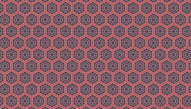 Geometrik şekilli kusursuz desen vektör çizimi