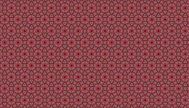 Raster Illustrasyon. Çiçek süsü ile kusursuz desen.