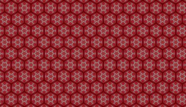 Farklı şekillerde mükemmel bir karışım desenine sahip soyut bir arkaplan