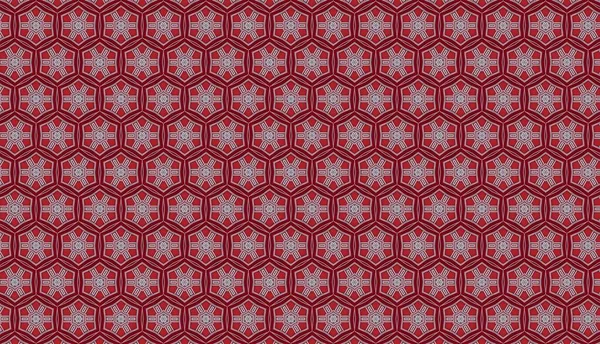 Farklı şekillere sahip soyut geometrik desen