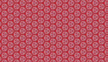 Geometrik şekilli kusursuz desen vektör çizimi