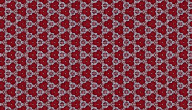 Raster Illustrasyon. Çiçekler ve kelebeklerle kusursuz desen.