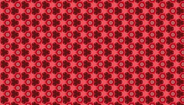 Geometrik şekilli kusursuz desen vektör çizimi