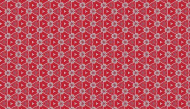 Geometrik şekilli kusursuz desen, vektör illüstrasyonu