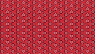 Kırmızı ve siyah noktaların soyut arkaplan dokusu