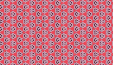 Geometrik şekilli kusursuz desen, vektör illüstrasyonu