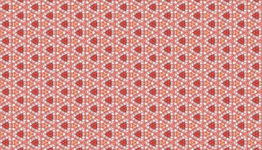 Geometrik şekilli kusursuz desen vektör çizimi