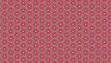 Geometrik şekilli kusursuz desen, vektör illüstrasyonu