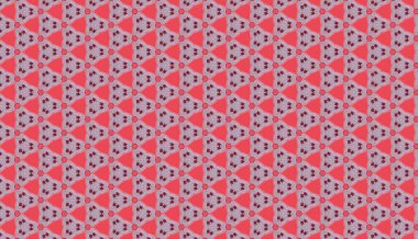 Geometrik şekilli kusursuz desen vektör çizimi