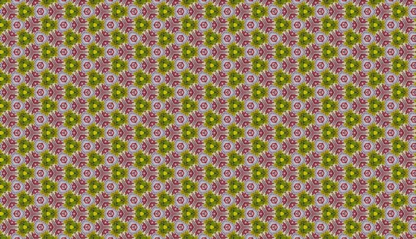 stock image raster illustration. seamless pattern with flowers.