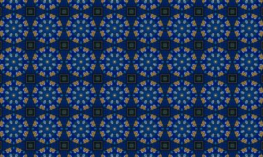 soyut renkli altıgen kare geometrik dikişsiz desen simetrik kaleydoskop moda, tasarım