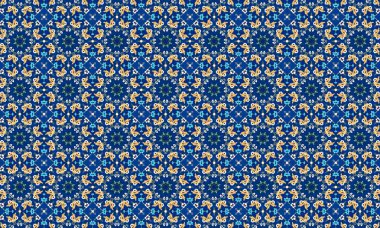 Geometrik süslemeli kusursuz desen. vektör illüstrasyonu