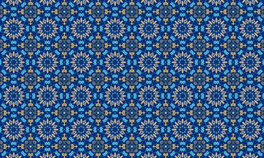 soyut renkli çiçekler ile Seamless Modeli