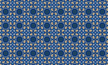 Geometrik şekilli kusursuz desen, vektör illüstrasyonu