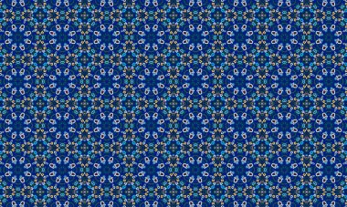 soyut renkli çiçekler ile Seamless Modeli