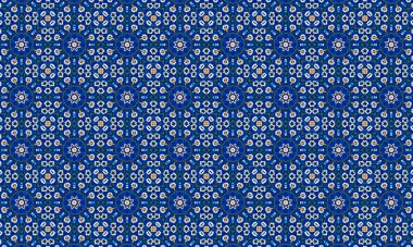 Geometrik süslemeli kusursuz desen. vektör illüstrasyonu