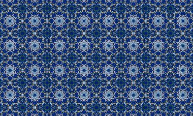 Raster Illustrasyon. Soyut elementlerle kusursuz desen.