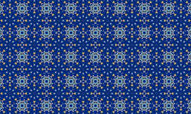 soyut renkli çiçekler ile Seamless Modeli