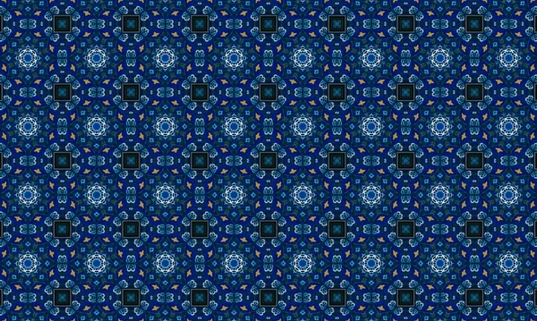 Raster Illustrasyon. Soyut elementlerle kusursuz desen.