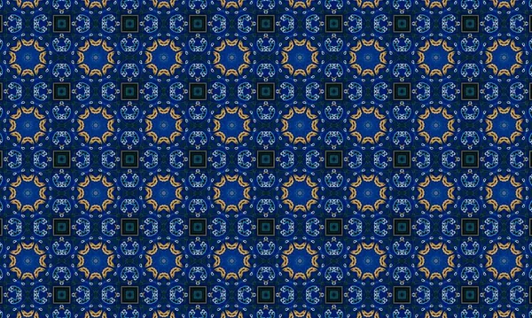 Raster Illustrasyon. Soyut elementlerle kusursuz desen.