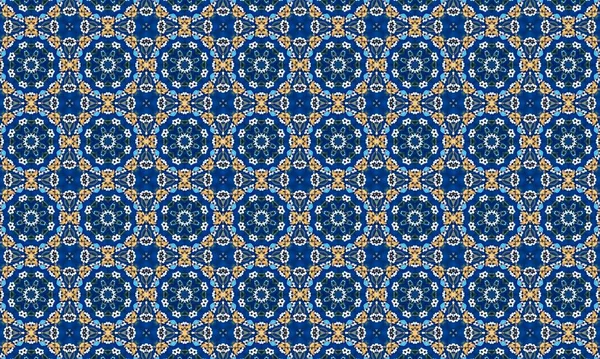 Raster Illustrasyon. Farklı geometrik şekillere sahip kusursuz desen.