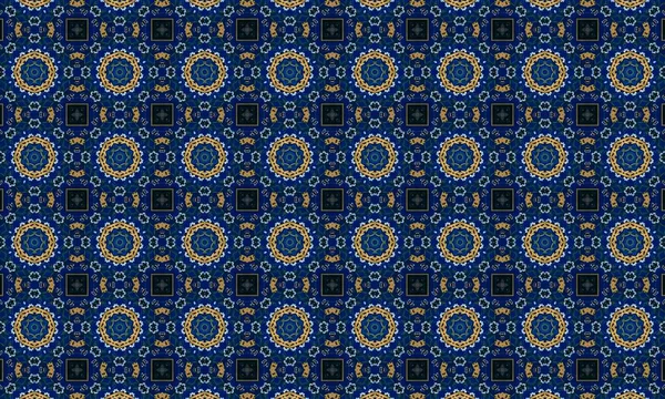 Raster Illustrasyon. Soyut elementlerle kusursuz desen.