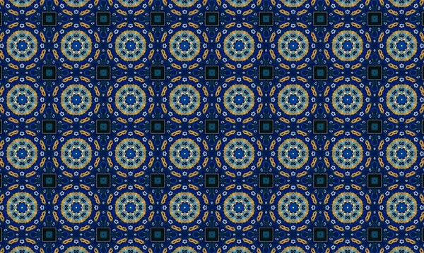 Raster Illustrasyon. Soyut elementlerle kusursuz desen.